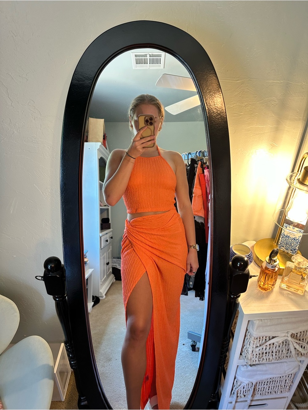 HYFVE Coral Textured Knit Two-Piece Set